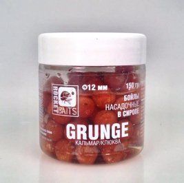 Бойлы насадочные в сиропе Grunge кальмар/журавлина 12мм 6971 фото