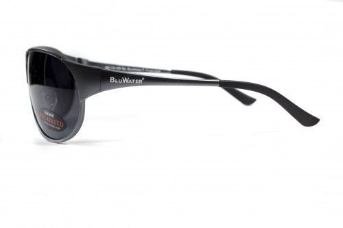 Очки поляризационные BluWater Alumination-3 Gun Metal Polarized (gray) серые 4АЛЮМ3-Г20П фото