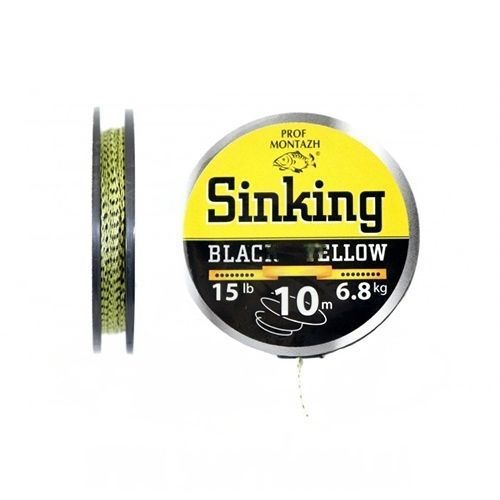 Поводочный материал Black Yellow 20lb 10m 15747 фото Поводочный материал Black Yellow 20lb 10m 15747 фото