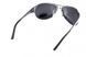 Очки поляризационные BluWater Alumination-3 Gun Metal Polarized (gray) серые 4АЛЮМ3-Г20П фото 3