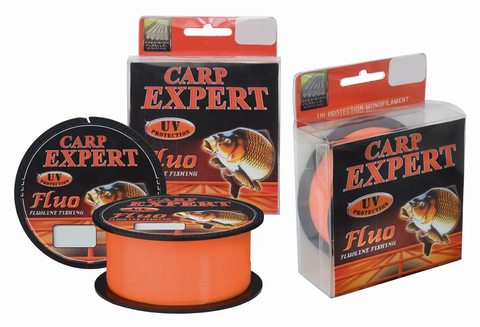 Леска Carp Expert UV Fluo Orange 0,25mm 300m 5290 фото