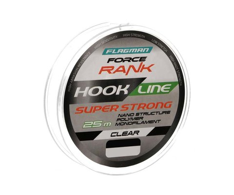 Волосінь Flagman Force Rank Hooklenght 0.25mm 25m 104666 фото