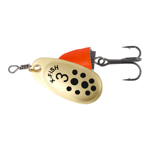Блесна X-Fish Wolf №3 7g Gold fire red 111008 фото