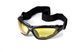 Очки защитные фотохромные Global Vision Shorty Photochromic (yellow) Anti-Fog, желтые фотохромные 1ШОРТ24-30 фото 3