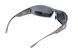 Окуляри захисні Global Vision BAD-ASS-1 GunMetal (gray) сірі в темній металевій оправі 1БЕД1-ГМ20 фото 3