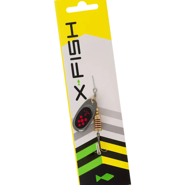 Блешня X-Fish Dark Side №3 6g Nikel black orange 111167 фото