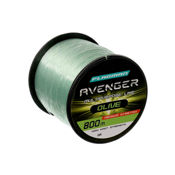 Леска Flagman Avenger Olive 0,35mm 800m 10866 фото Леска Flagman Avenger Olive 0,35mm 800m 10866 фото