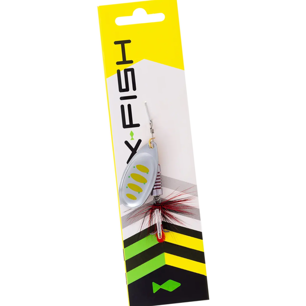 Блешня X-Fish Termite №4 9.5g Silver GRD 111109 фото Блешня X-Fish Termite №4 9.5g Silver GRD 111109 фото