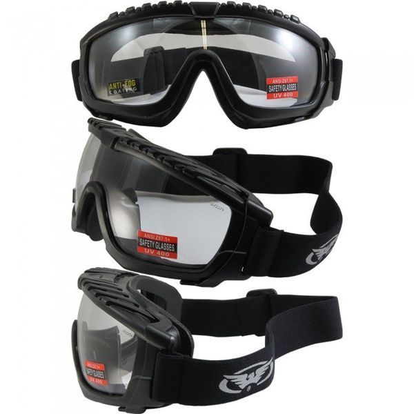 Окуляри захисні з ущільнювачем Global Vision Ballistech-1 (clear) Anti-Fog, прозорі 1БАЛ1-10 фото Окуляри захисні з ущільнювачем Global Vision Ballistech-1 (clear) Anti-Fog, прозорі 1БАЛ1-10 фото