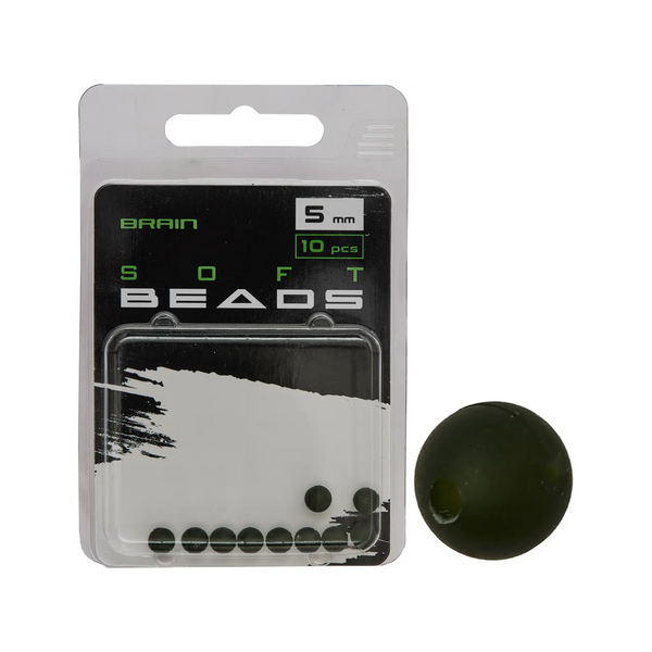 Намистина Brain Soft Beads 5mm (10 шт/уп) Green SGXA-CA01-5 109290 фото Намистина Brain Soft Beads 5mm (10 шт/уп) Green SGXA-CA01-5 109290 фото
