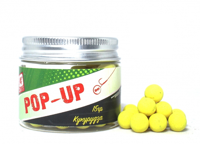 Мини-бойлы Pop-Up "Кукуруза" 14мм, 25гр 9593 фото Мини-бойлы Pop-Up "Кукуруза" 14мм, 25гр 9593 фото