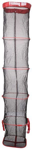 Садок Fishing ROI з металевими кільцями чорний 35-45cm 250cm 29977 фото Садок Fishing ROI з металевими кільцями чорний 35-45cm 250cm 29977 фото