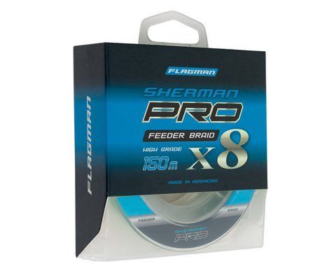 Шнур Flagman Sherman Pro Feeder Braid 8 150m 0,10mm 8425 фото
