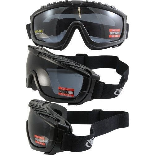 Окуляри захисні з ущільнювачем Global Vision Ballistech-1 (smoke) Anti-Fog, чорні 1БАЛ1-20 фото Окуляри захисні з ущільнювачем Global Vision Ballistech-1 (smoke) Anti-Fog, чорні 1БАЛ1-20 фото