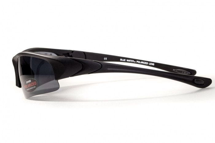 Окуляри поляризаційні BluWater Bay Breeze Polarized (gray) чорні 4БРИЗ-20П фото