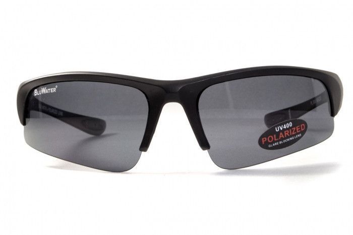 Окуляри поляризаційні BluWater Bay Breeze Polarized (gray) чорні 4БРИЗ-20П фото