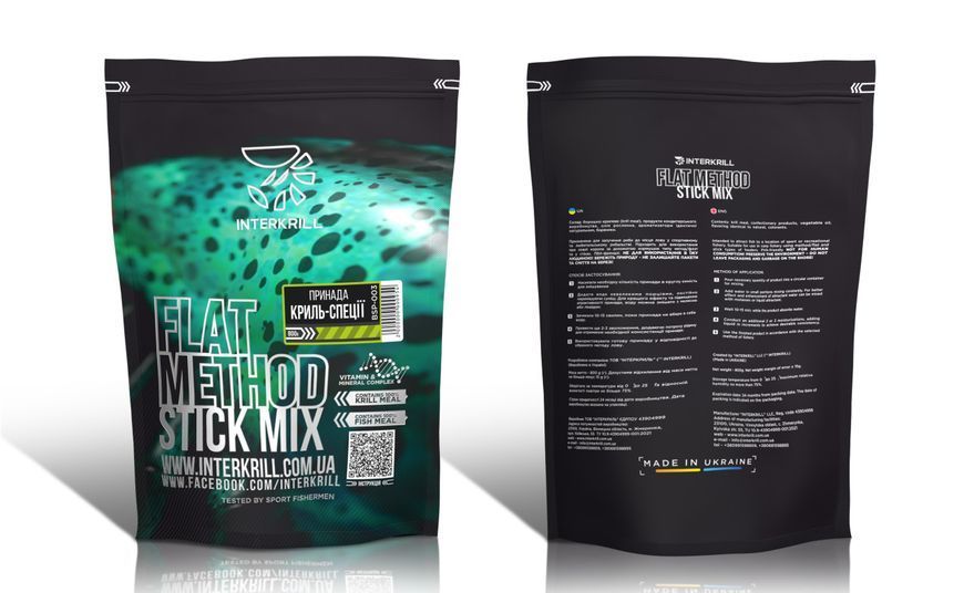 Прикормка InterKrill Флэт Метод Стик Микс Криль-Специи 800g 78512 фото Прикормка InterKrill Флэт Метод Стик Микс Криль-Специи 800g 78512 фото
