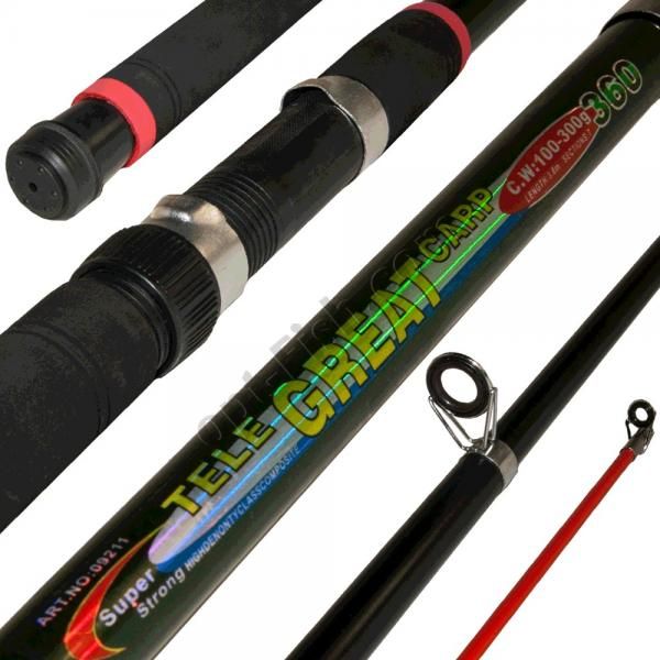 Вудлище коропове Shefa Tele Great Carp 2,70m 100-300g 9967 фото