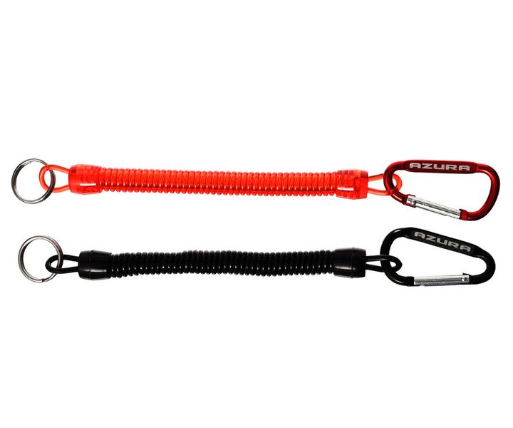 Ретрівер пружинний Azura Lanyard Type6 size M Red-Black 77163 фото