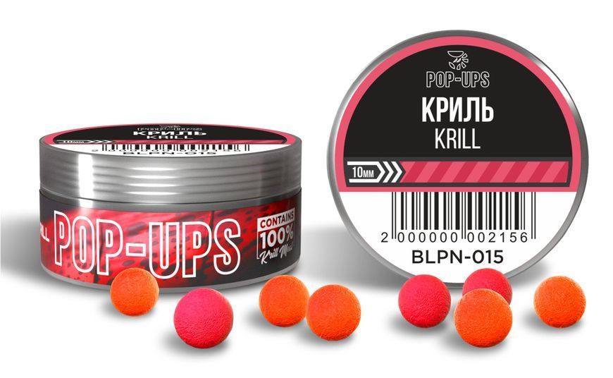 Бойлы Interkrill Pop-Up Криль/Krill 10 мм 76318 фото Бойлы Interkrill Pop-Up Криль/Krill 10 мм 76318 фото