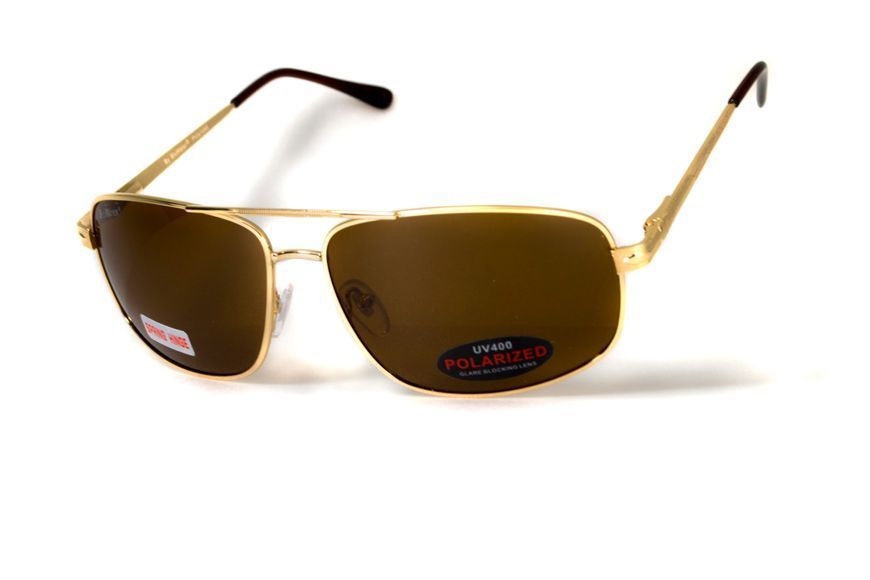Очки поляризационные BluWater Navigator-2 Polarized (brown) коричневые 4НАВИ2-ЗМ50П фото