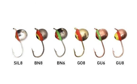 Мормышка вольфрамовая Fishing ROI Полусфера с ушком и подмазкой 3mm 0,27g col. GU6 10591 фото Мормышка вольфрамовая Fishing ROI Полусфера с ушком и подмазкой 3mm 0,27g col. GU6 10591 фото