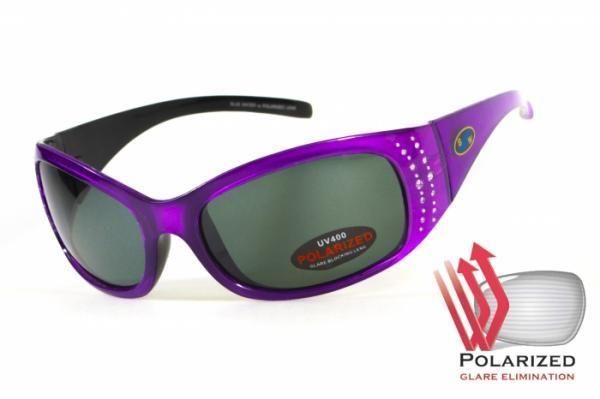Очки поляризационные BluWater Biscayene Purple Polarized (gray) серые 4БИСК-П20П фото Очки поляризационные BluWater Biscayene Purple Polarized (gray) серые 4БИСК-П20П фото