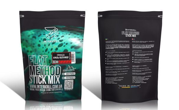 Прикормка InterKrill Флэт Метод Стик Микс Криль-Клубника 800g 78517 фото Прикормка InterKrill Флэт Метод Стик Микс Криль-Клубника 800g 78517 фото