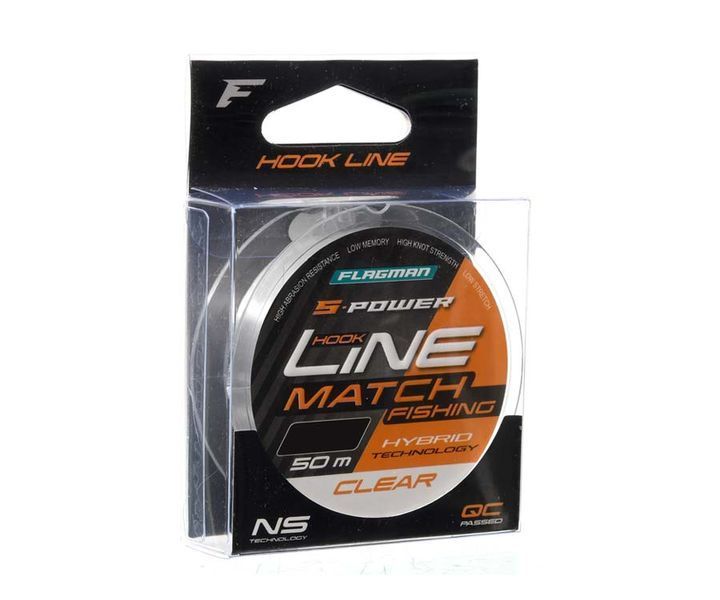 Жилка Flagman S-Power Hook Line New Clear 50м 0.22мм 110678 фото