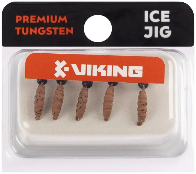 Мормишка вольфрамова Viking Fishing Shrimp+Bead 08mm col. Rum+V 106079 фото