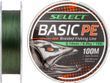 Шнур Select Basic PE 0,12mm 100m col. Dark-Green