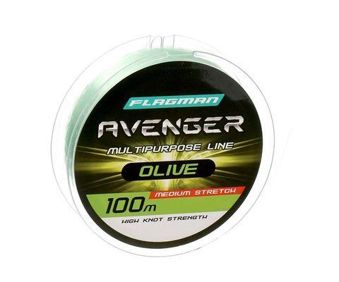 Леска Flagman Avenger Olive Line 0,40mm 100m 9099 фото