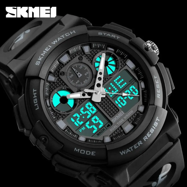 Годинник SKMEі чорні тип Gshock 11855 фото