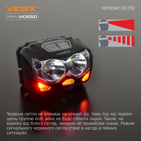 Ліхтар Vіdex VLF-H055D 500Lm 5000K 12009 фото