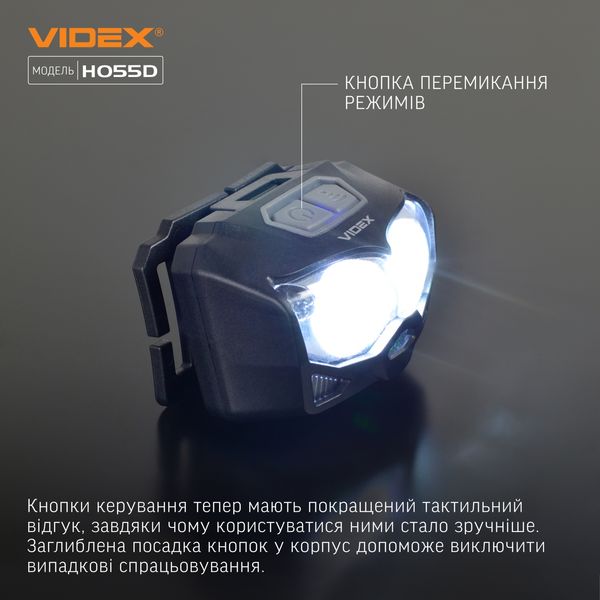 Ліхтар Vіdex VLF-H055D 500Lm 5000K 12009 фото