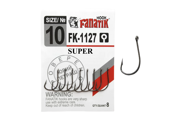 Крючок Fanatik Super FK-1127 №10 11988 фото Крючок Fanatik Super FK-1127 №10 11988 фото