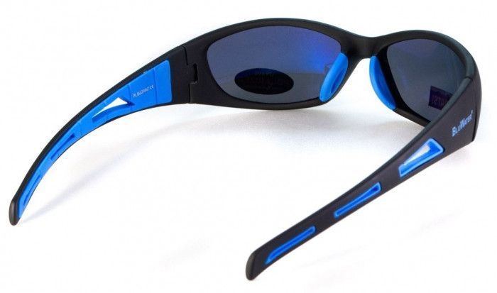 Окуляри поляризаційні BluWater Buoyant-1 Polarized (gray) чорні 4БУОЯ-20П фото