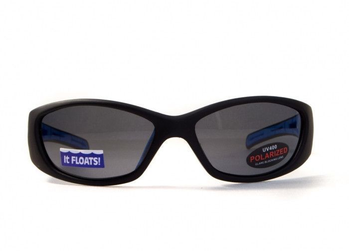 Окуляри поляризаційні BluWater Buoyant-1 Polarized (gray) чорні 4БУОЯ-20П фото