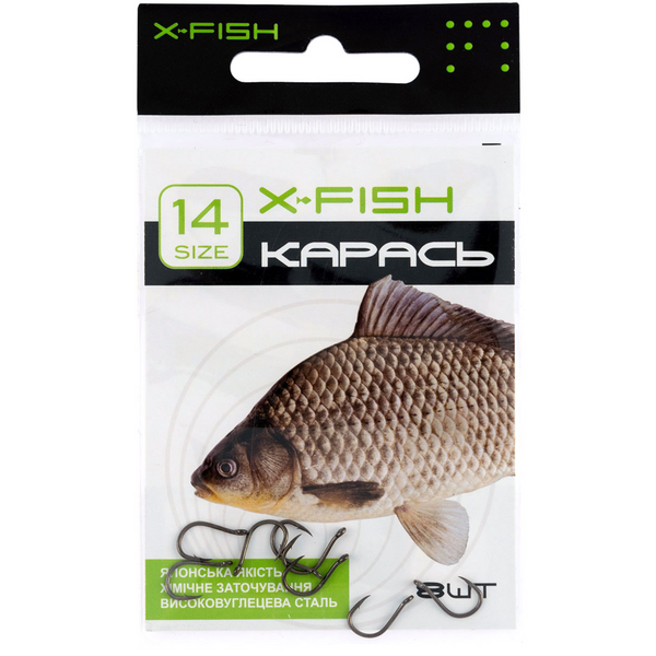 Гачок X-Fish Карась №8 104401 фото