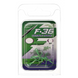 Крючок тройной Flagman F36 Luminous Green UV №2 104730 фото 3