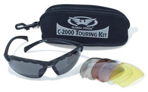 Очки защитные со сменными линзами Global Vision C-2000 Touring Kit сменные линзы 1Ц2000 фото