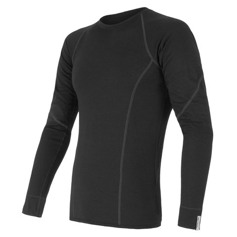 Термофутболка чоловіча Sensor Merino Active LS black 3XL SM11MA-black-XXXL фото