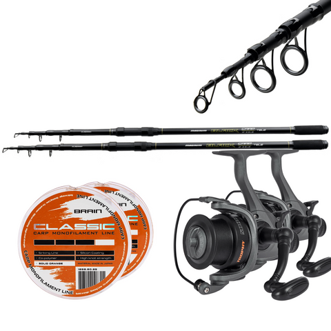 Короповий набір Magnum Black Carp tele (Подвійний комплект) mbc-2-tc фото