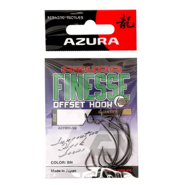Крючок офсетный Azura Finesse Offset Hook №1/0 29851 фото