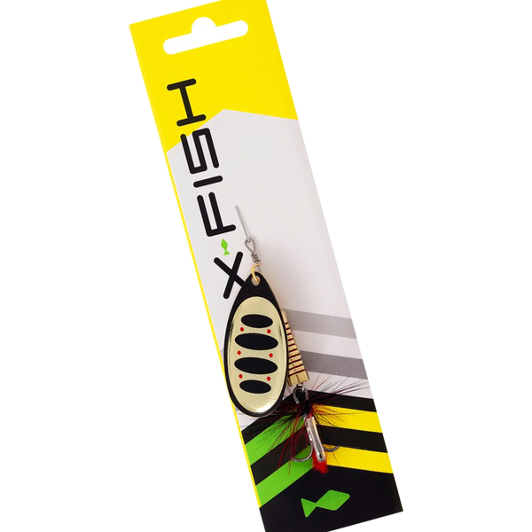 Блесна X-Fish Termite №5 13g Nikel gold 111130 фото
