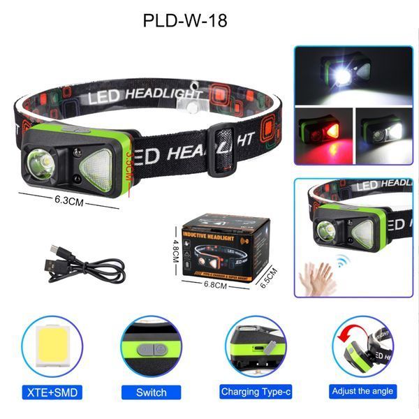 Фонарь налобный W-18-XPG+6SMD White+Red 109430 фото Фонарь налобный W-18-XPG+6SMD White+Red 109430 фото