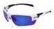 Очки защитные открытые Global Vision Hercules-7 White (G-Tech&trade; blue) синие зеркальные 1ГЕР7-Б90 фото 1