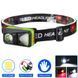 Фонарь налобный W-18-XPG+6SMD White+Red 109430 фото 1