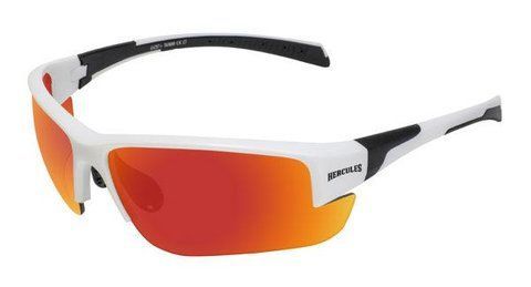 Очки защитные открытые Global Vision Hercules-7 White (G-Tech&trade; red) красные зеркальные 1ГЕР7-Б93 фото