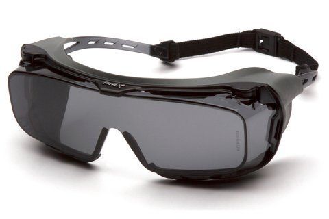 Очки защитные с уплотнителем Pyramex Cappture-Plus (gray) Super Anti-Fog H2MAX, серые 2КЕПЧА-П20 фото